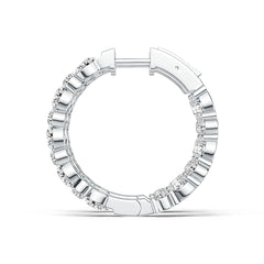 Sterling Silver Semi Mount Earrings Setting Round RD 5x5mm DHJ