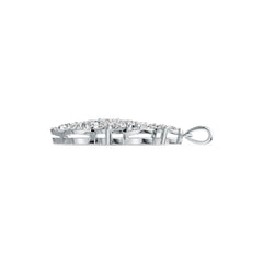 Sterling Silver Semi Mount Pendant Setting Marquise MQ 5X2.5mm DHJ