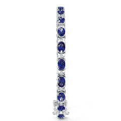 Platinum Semi Mount Bracelet Setting Oval Ov 6x4mm Syz Jewelry