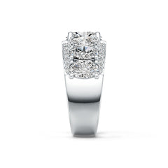 Sterling Silver Semi Mount Ring Setting Oval OV 8X6mm OV 6X4mm DHJ