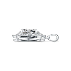 Sterling Silver Semi Mount Pendant Setting Oval OV 12X10mm DHJ