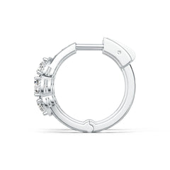Sterling Silver Semi Mount Earrings Setting Oval OV 5X4mm PE 4X3mm DHJ