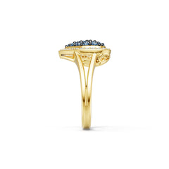 10K 14K Gold or 14K Gold Semi Mount Ring Setting Round Rd Diamond Accent Syzjewelry