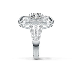 Sterling Silver Semi Mount Ring Setting Oval OV 8X6mm OV 6X4mm DHJ