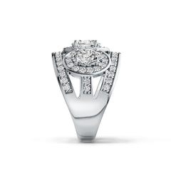 Sterling Silver Semi Mount Ring Setting Oval OV 7X5mm DHJ