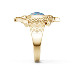 Sterling Silver Semi Mount Ring Setting Round Ro 8x6mm DHJ