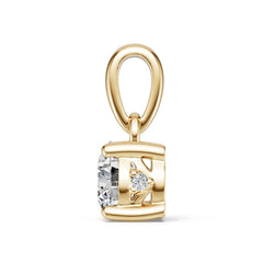 Sterling Silver Semi Mount Pendant Setting Round Ro 5x5mm Syz Jewelry