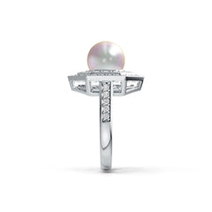 Sterling Silver Semi Mount Ring Setting Round RD 8.5mm DHJ