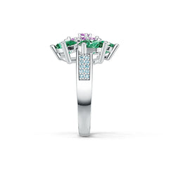 Sterling Silver Semi Mount Ring Setting Oval OV 7X5mm DHJ