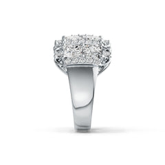 Sterling Silver Semi Mount Ring Setting Emerald OCT 4X4mm DHJ