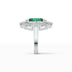 Sterling Silver Semi Mount Ring Setting Oval OV 14X10mm DHJ