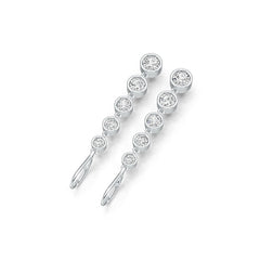 10K Gold Semi Mount Earrings Setting Round RD 5.5mm DHJ
