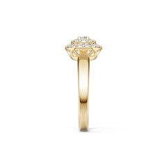 18K Gold Semi Mount Ring Setting Round Ro 3x3mm Diamond Accent Syz Jewelry
