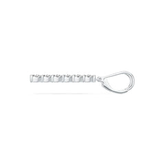 Platinum Semi Mount Earrings Setting Pear PE 4X3mm DHJ