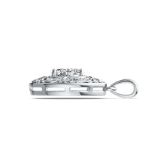 Sterling Silver Semi Mount Pendant Setting Oval OV 8X6mm DHJ