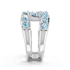 10K Gold Semi Mount Ring Setting Oval Ov 4x3mm Moissanite Accent Syz Jewelry