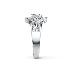 Sterling Silver Semi Mount Ring Setting Round RD 6x6mm DHJ