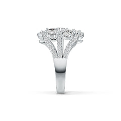 Sterling Silver Semi Mount Ring Setting Oval OV 5X4mm DHJ