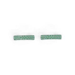 10K Gold Ear Cuff Earrings with or Moissanite Moissanite Accent DHJ