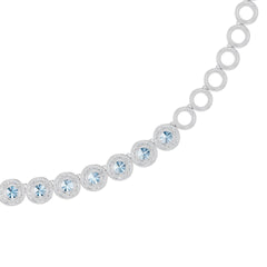 Sterling Silver Semi Mount Necklace Setting Round Ro 7x7mm Syz Jewelry