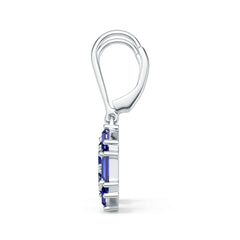 Platinum Semi Mount Earrings Setting Round Ro 4x2mm Syz Jewelry