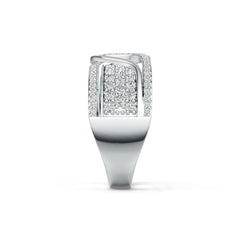 Sterling Silver Semi Mount Ring Setting Round RD 2x2mm DHJ