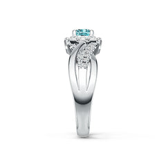 Sterling Silver Semi Mount Ring Setting Cushion CU 5X5mm Syzjewelry