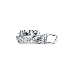 Sterling Silver Semi Mount Pendant Setting Oval OV 10X8mm DHJ