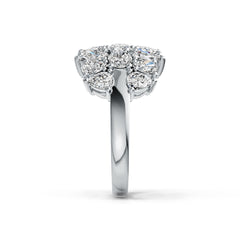 Sterling Silver Semi Mount Ring Setting Oval OV 5X4mm PE 5X3mm PE 4X3mm DHJ