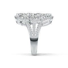 Sterling Silver Semi Mount Ring Setting Oval OV 5X4mm DHJ