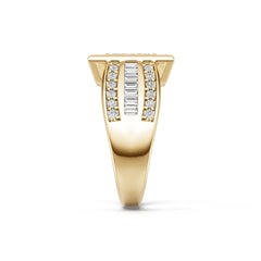 14K Gold Semi Mount Ring Setting Princess Pr 2x2mm Diamond Accent Syz Jewelry