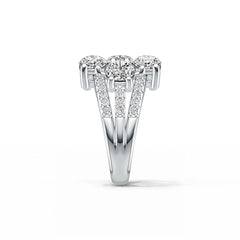 Sterling Silver Semi Mount Ring Setting Oval OV 7X5mm DHJ