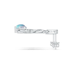 Sterling Silver Semi Mount Earrings Setting Heart HT 7X7mm DHJ