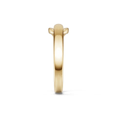 18K Gold Semi Mount Ring Setting Round Ro 6x6mm Syz Jewelry