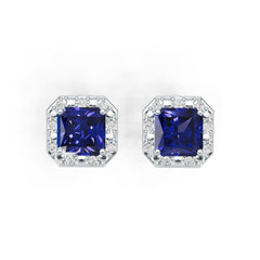 Sterling Silver Semi Mount Earrings Setting Round Rd 6x6mm DHJ