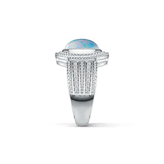 Sterlingsølv Semi Mount Ring Indstilling Oval OV 10X8mm