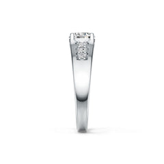 Sterling Silver Semi Mount Ring Setting Round RD 7x7mm DHJ