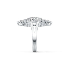 Sterling Silver Semi Mount Ring Setting Round RD Cluster Áæ§Èï∂mm DHJ