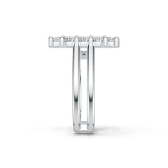 Sterling Silver Semi Mount Ring Setting Princess SQ 3X3mm DHJ