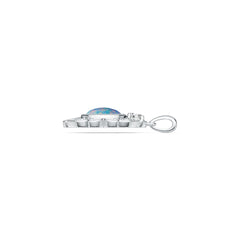 Sterling Silver Semi Mount Pendant Setting Oval OV 9x7mm Cabochon Syzjewelry