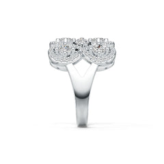 Sterling Silver Semi Mount Ring Setting Round RD 4x4mm DHJ