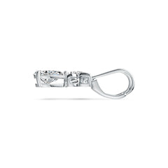 Sterling Silver Semi Mount Earrings Setting Pear PE 9X6mm - Syzjewelry