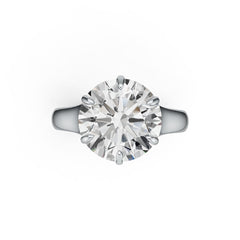 10K Gold Semi Mount Ring Setting Round RD 12X12mm Solitaire DHJ