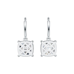 10K Gold Semi Mount Earrings Setting Cushion CU 10X10mm DHJ