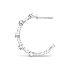 Sterling Silver Semi Mount Earrings Setting Round RD 4x4mm DHJ