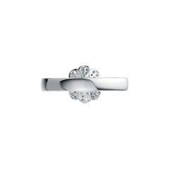 Platinum Semi Mount Ring Setting Round RD 10x10mm Solitaire Diamond Accent DHJ