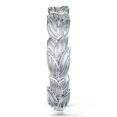Sterling Silver Semi Mount Bracelet Setting Round Ro 4x4mm DHJ