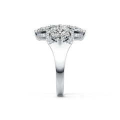 Sterling Silver Semi Mount Ring Setting Marquise MQ 6X3mm DHJ