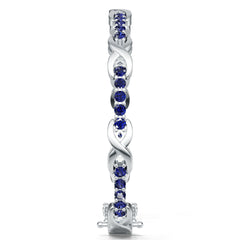 Sterling Silver Semi Mount Bracelet Setting Round RD 3x3mm DHJ