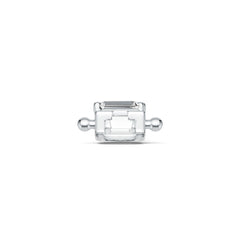 Platinum Semi Mount Bracelet Setting Baguette BG 5x3mm DHJ